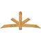 Ekena Millwork Alberta Rough Sawn Timber Gable Bracket, Western Red Cedar, 84"W x 35"H x 6"D x 6"F, 10/12 Pitch GBW084X35X0606ALB00RWR - alternate 1